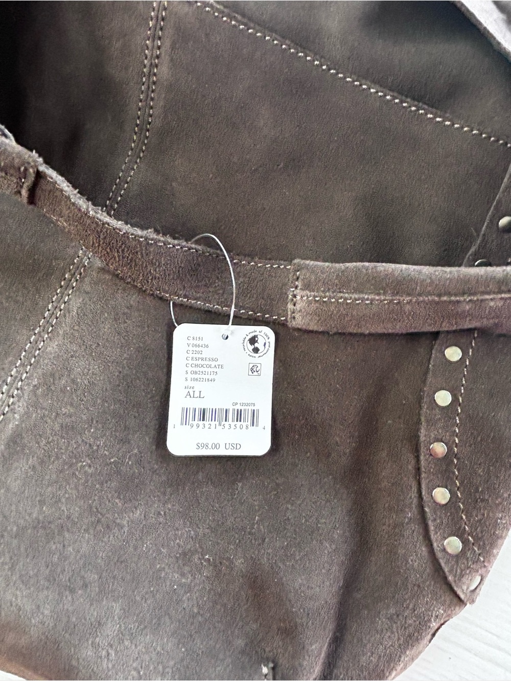 Free People Rori Suede Tote - Picture 4 of 4